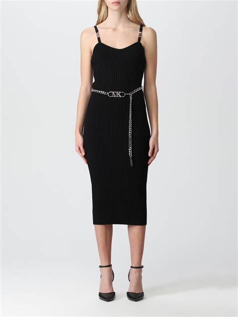 michael kors black dress with silver|Michael Kors long black dresses.